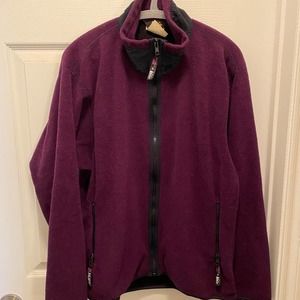 Women’s Small Dark Purple Polartec Windblock REI zip up